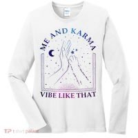 Me And Karma Vibe Like That Meet Me At Midnight Women's Long Sleeve Shirt thumb 0