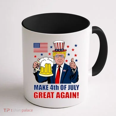 Make 4th Of July Great Again Coffee Mug back