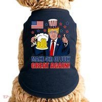 Make 4th Of July Great Again Doggie Tank thumb 0