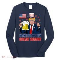 Make 4th Of July Great Again Long Sleeve Shirt thumb 0