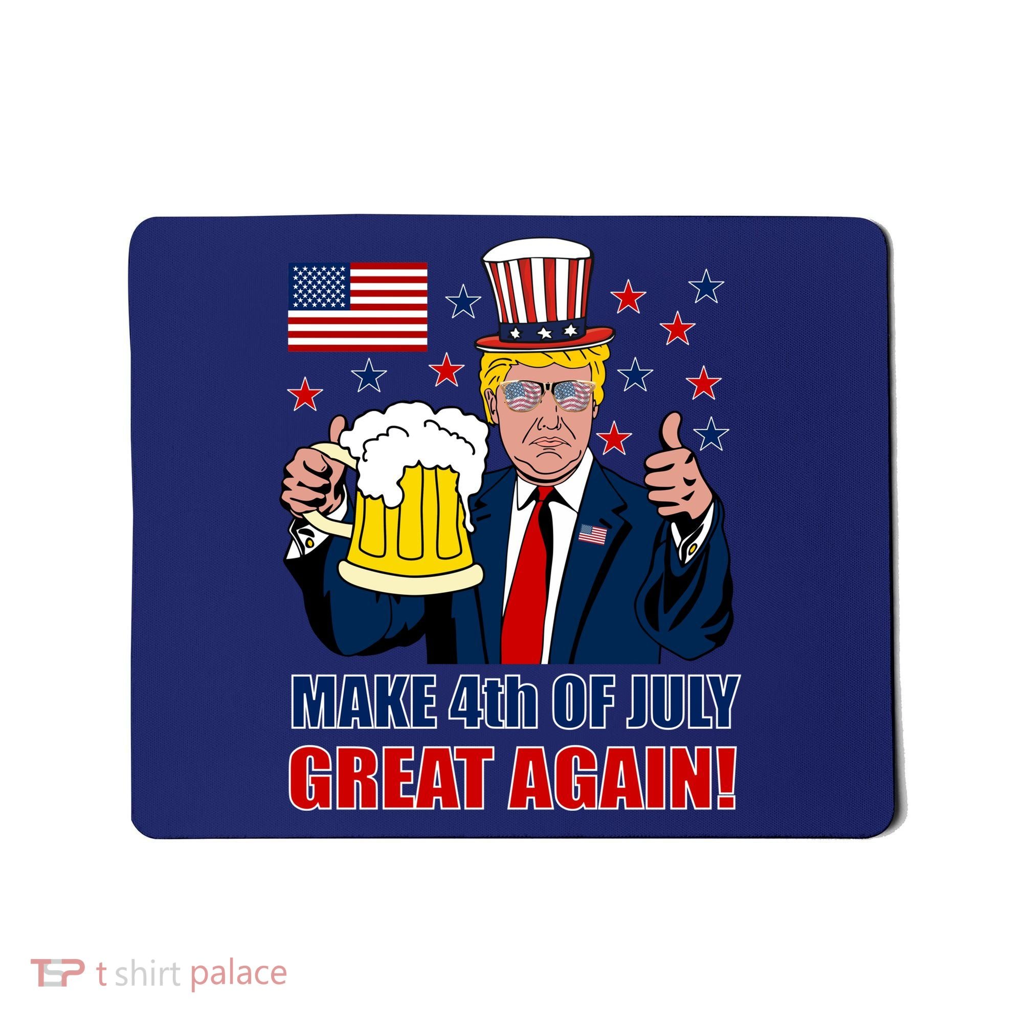 Make 4th Of July Great Again Mousepad