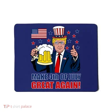 Make 4th Of July Great Again Mousepad