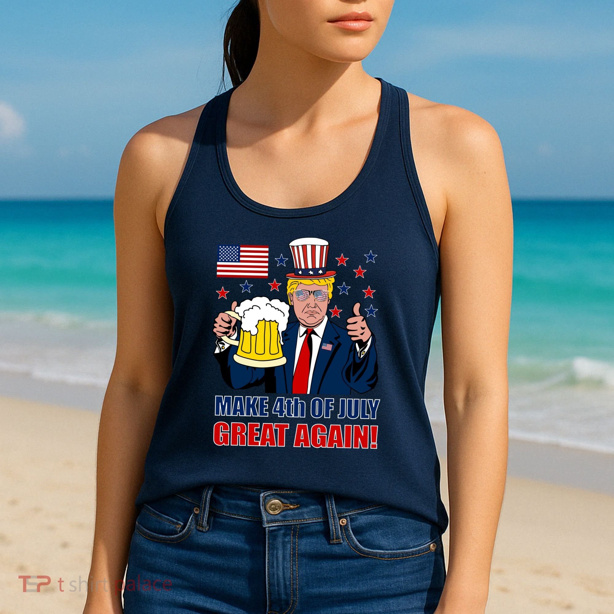 Make 4th Of July Great Again Women's Tank Top