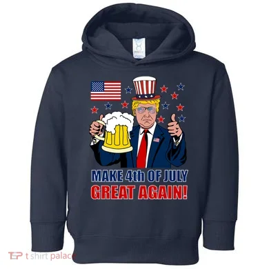Make 4th Of July Great Again Toddler Hoodie