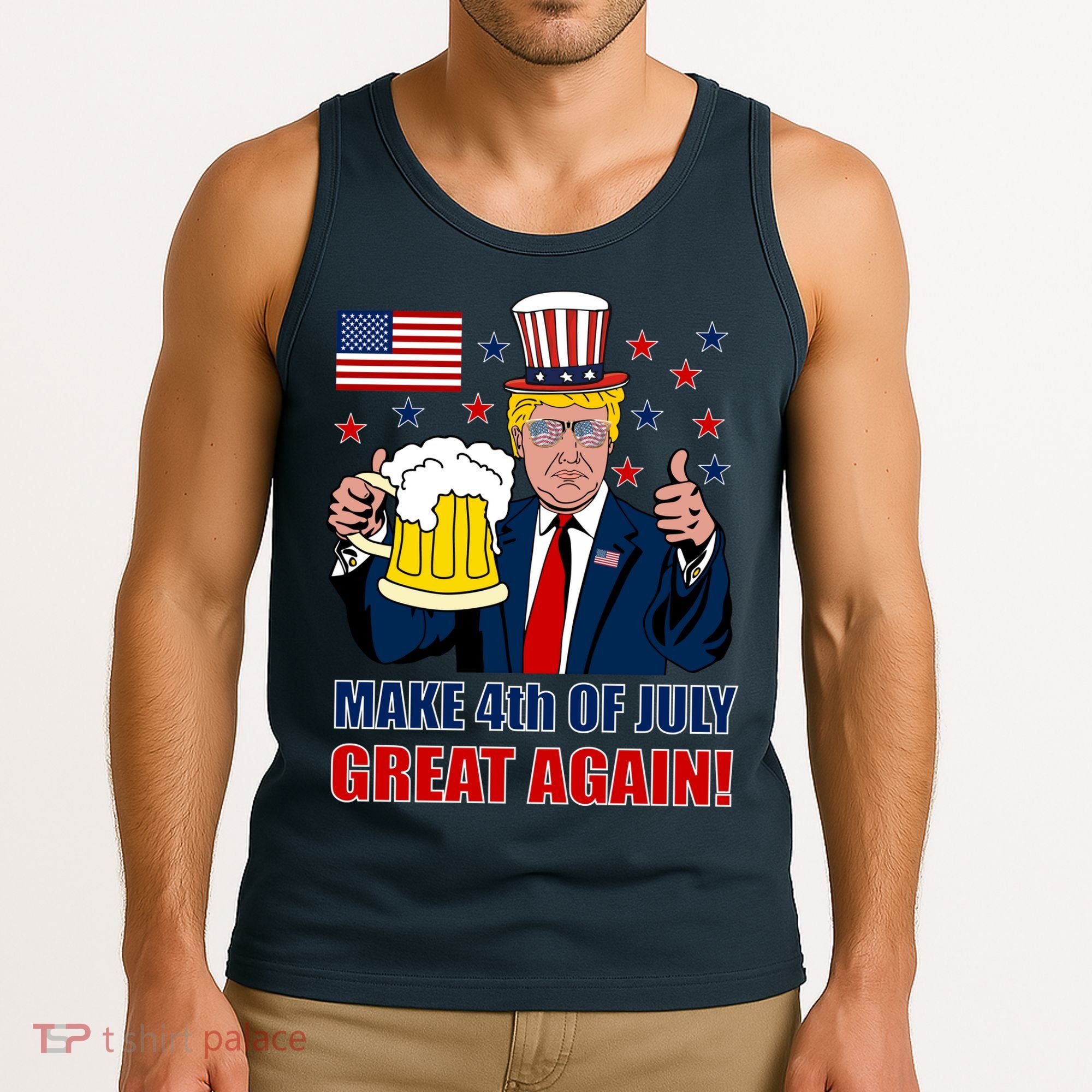 Make 4th Of July Great Again Tank Top
