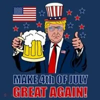 Make 4th Of July Great Again Tank Top thumb 6