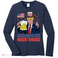 Make 4th Of July Great Again Women's Long Sleeve Shirt thumb 0