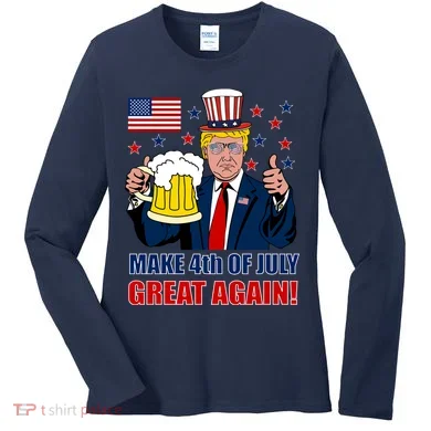 Make 4th Of July Great Again Women's Long Sleeve Shirt