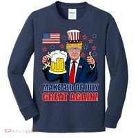 Make 4th Of July Great Again Kids Long Sleeve Shirt thumb 0