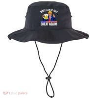 Make 4th of July Great Again! Donald Trump Beer USA Bucket Hat thumb 0