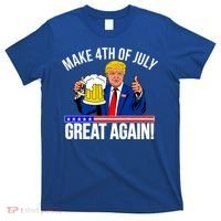 Make 4th of July Great Again! Donald Trump Beer USA T-Shirt thumb 0