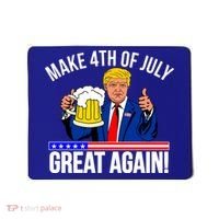 Make 4th of July Great Again! Donald Trump Beer USA Mousepad thumb 0