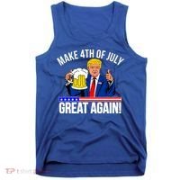 Make 4th of July Great Again! Donald Trump Beer USA Tank Top thumb 0