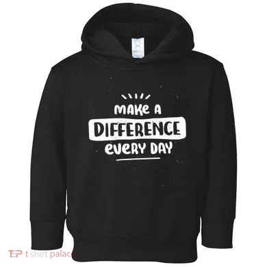 Make A Difference  Toddler Hoodie