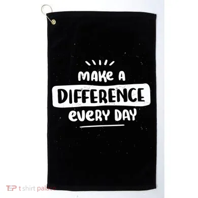 Make A Difference  Golf Towel