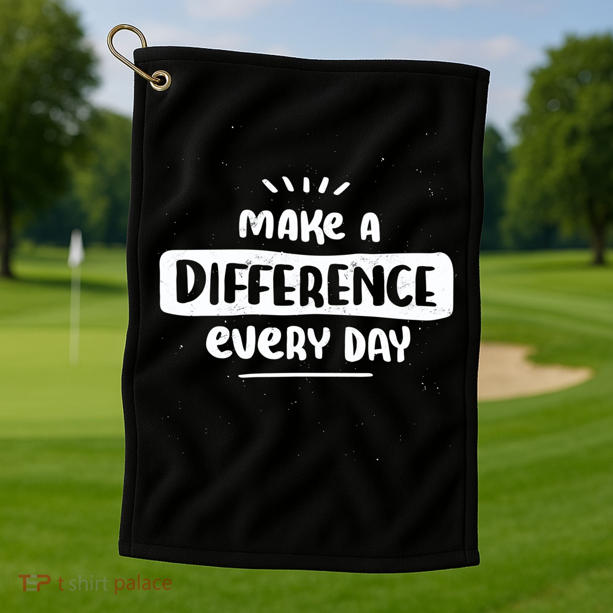 Make A Difference  Golf Towel