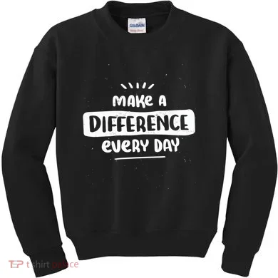 Make A Difference  Kids Sweatshirt
