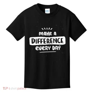 Make A Difference  Kids T-Shirt