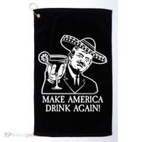 Make America Drink Again Donald Trump Cinco De Mayo Golf Towel thumb 0