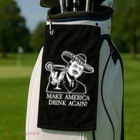 Make America Drink Again Donald Trump Cinco De Mayo Golf Towel thumb 2