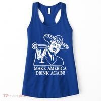 Make America Drink Again Donald Trump Cinco De Mayo Women's Tank Top thumb 0