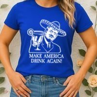 Make America Drink Again Donald Trump Cinco De Mayo Women's T-Shirt thumb 2