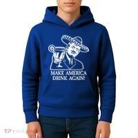 Make America Drink Again Donald Trump Cinco De Mayo Kids Hoodie thumb 4