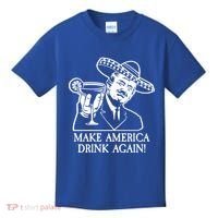 Make America Drink Again Donald Trump Cinco De Mayo Kids T-Shirt thumb 0
