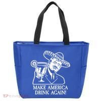 Make America Drink Again Donald Trump Cinco De Mayo Tote Bag thumb 0