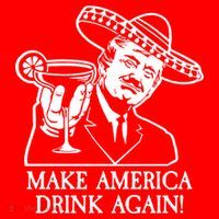 Make America Drink Again Donald Trump Cinco De Mayo Santa Hat thumb 1