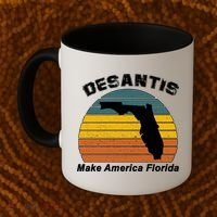Make America Florida DeSantis 2024 Election Coffee Mug thumb 2