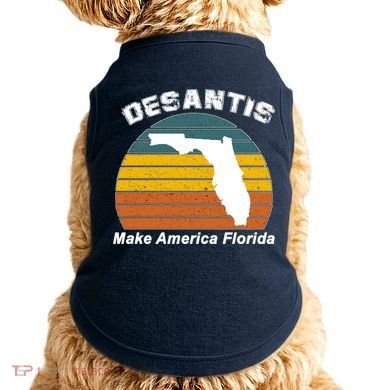 Make America Florida DeSantis 2024 Election Doggie Tank