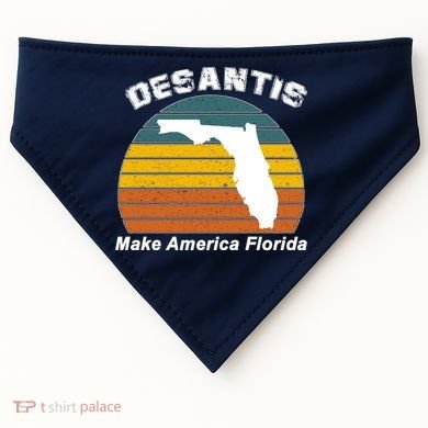 Make America Florida DeSantis 2024 Election USA-Made Doggie Bandana