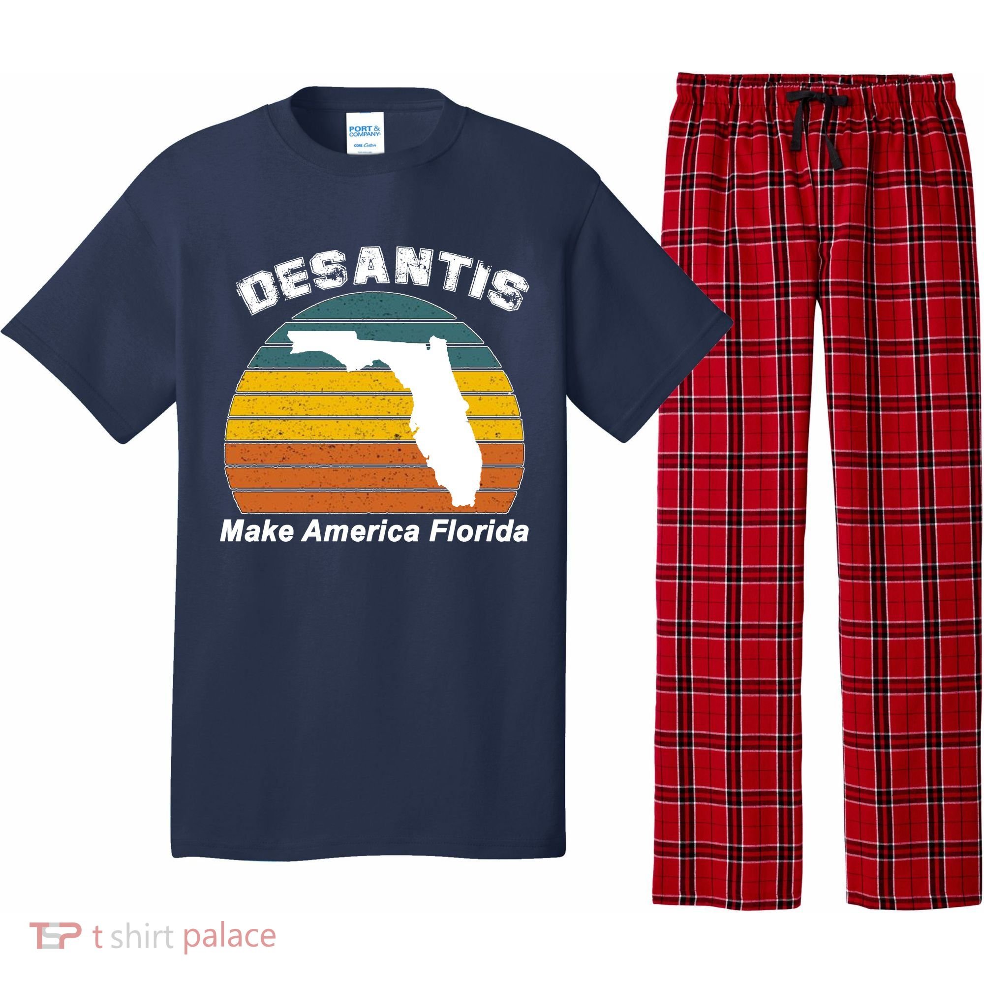 Make America Florida DeSantis 2024 Election Pajama Set