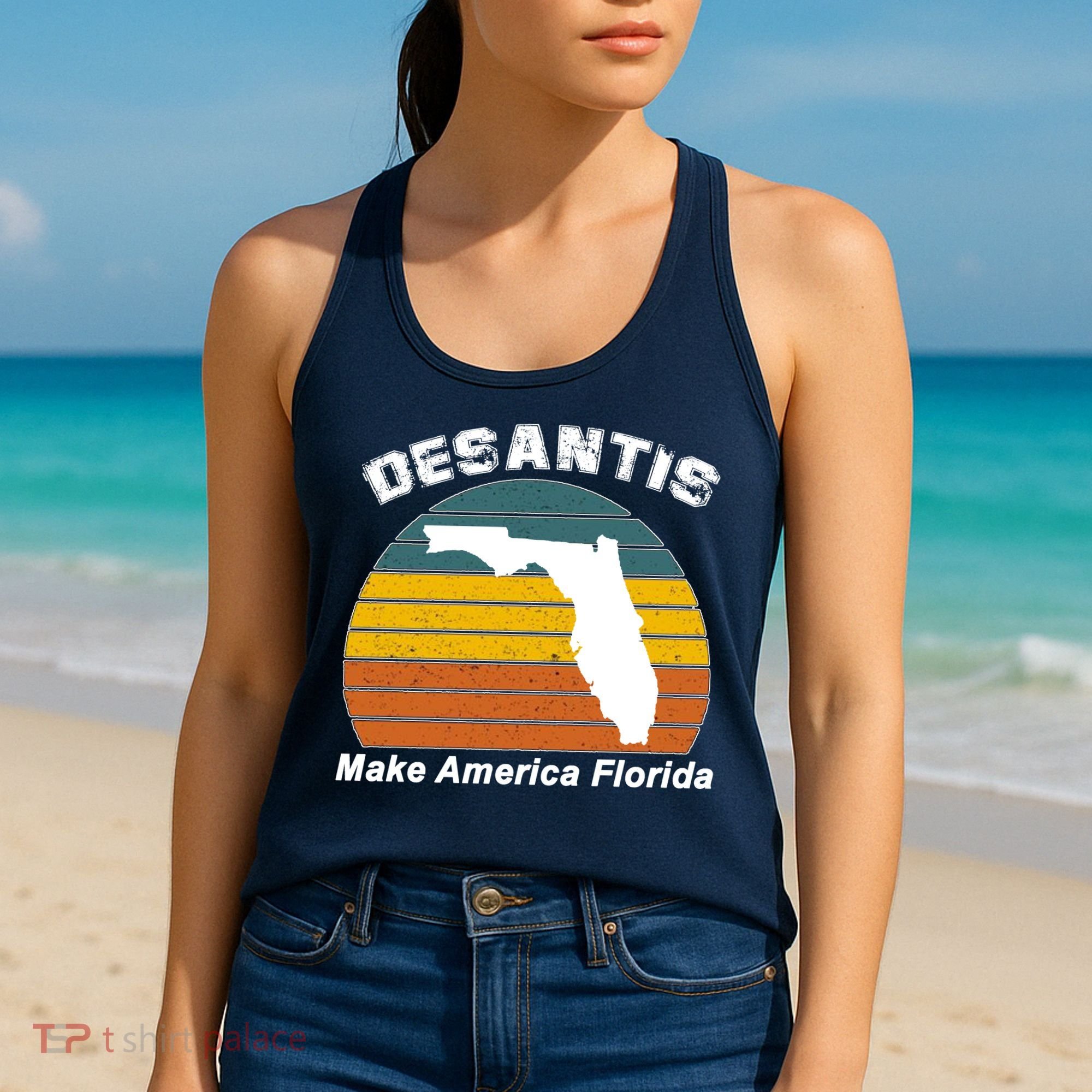 Make America Florida DeSantis 2024 Election Women's Tank Top