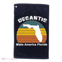 Make America Florida DeSantis 2024 Election Golf Towel thumb 0