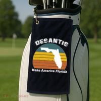 Make America Florida DeSantis 2024 Election Golf Towel thumb 2