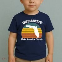 Make America Florida DeSantis 2024 Election Toddler T-Shirt thumb 2
