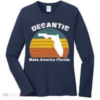 Make America Florida DeSantis 2024 Election Women's Long Sleeve Shirt thumb 0