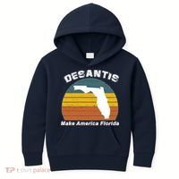 Make America Florida DeSantis 2024 Election Kids Hoodie thumb 0
