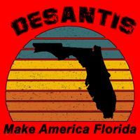 Make America Florida DeSantis 2024 Election Santa Hat thumb 1