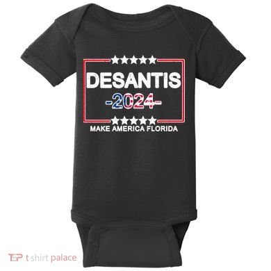 Make America Florida DeSantis 2024 Vintage Baby Bodysuit