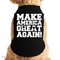Make America Great Again! Donald Trump St. Patrick's Day Clover Shamrocks Doggie Tank thumb 0