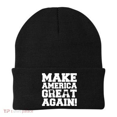 Make America Great Again! Donald Trump St. Patrick's Day Clover Shamrocks Beanie