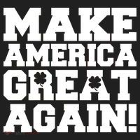 Make America Great Again! Donald Trump St. Patrick's Day Clover Shamrocks Beanie thumb 2