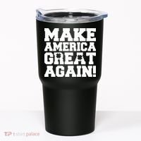 Make America Great Again! Donald Trump St. Patrick's Day Clover Shamrocks Tumbler thumb 0