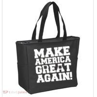Make America Great Again! Donald Trump St. Patrick's Day Clover Shamrocks Tote Bag thumb 2