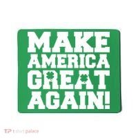 Make America Great Again! Donald Trump St. Patrick's Day Clover Shamrocks Mousepad thumb 0