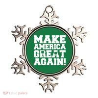 Make America Great Again! Donald Trump St. Patrick's Day Clover Shamrocks Ornament thumb 0
