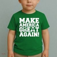 Make America Great Again! Donald Trump St. Patrick's Day Clover Shamrocks Toddler T-Shirt thumb 2